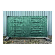 Filet de clôture de chantier, vert 1,80 m x 3,45 m