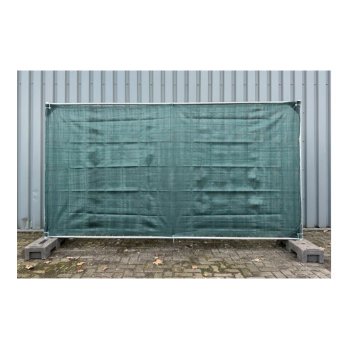 Filet de clôture de chantier, vert 1,80 m x 3,45 m