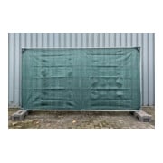 Filet de clôture de chantier, vert 1,80 m x 3,45 m-2