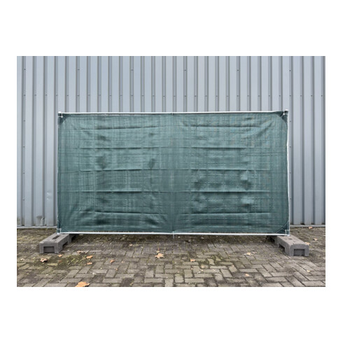 Filet de clôture de chantier, vert 1,80 m x 3,45 m