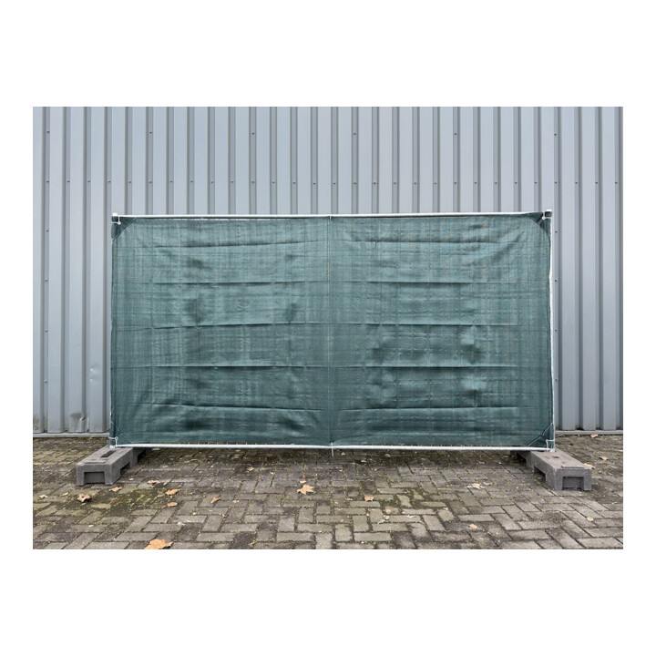 Filet de clôture de chantier, vert 1,80 m x 3,45 m