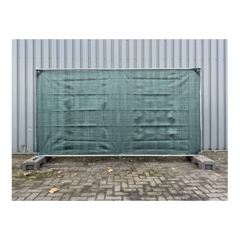 Filet de clôture de chantier, vert 1,80 m x 3,45 m