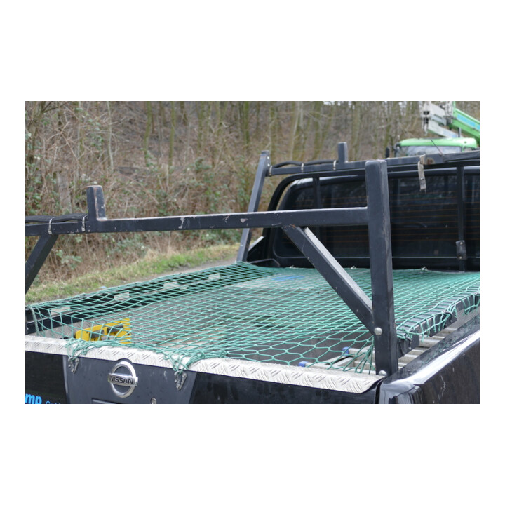 Filet de container L4×I3,0 m, ép.3 mm polypropylène, vert, maille 45 mm