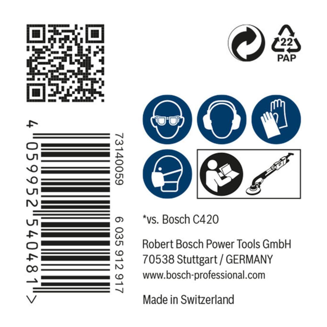 Filet de ponçage pour ponceuse de cloisons sèches Bosch EXPERT M480