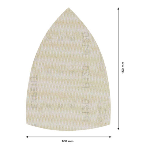 Filet de ponçage Bosch Expert M480 pour ponceuse delta, 100 x 150 mm, G 120