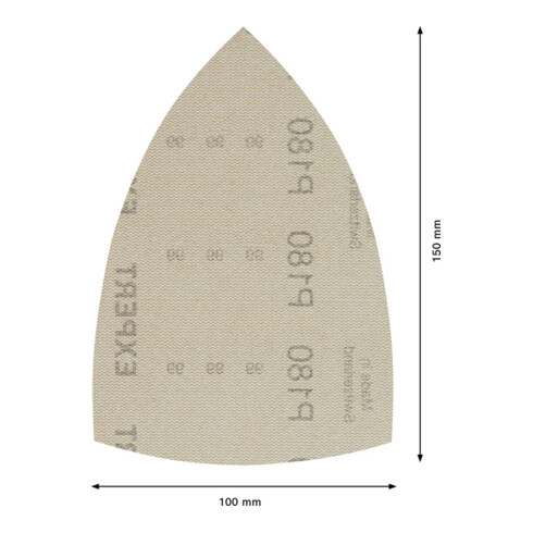 Filet de ponçage Bosch Expert M480 pour ponceuse delta, 100 x 150 mm, G 180