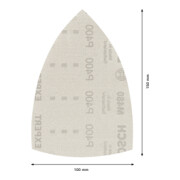 Filet de ponçage Bosch Expert M480 pour ponceuse delta, 100 x 150 mm, G 400-4