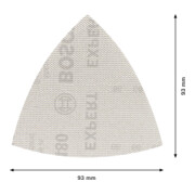 Filet de ponçage Bosch Expert M480 pour ponceuse Delta, 93 mm, G 240-4