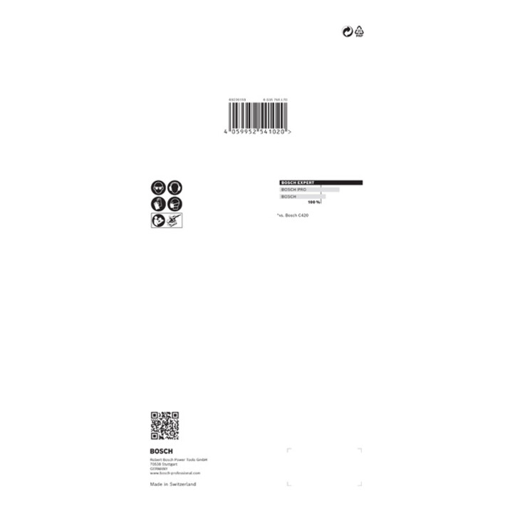 Filet de ponçage Bosch Expert M480 pour ponceuse orbitale, 115 x 230 mm, G 150