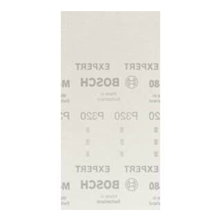 Filet de ponçage Bosch Expert M480 pour ponceuse orbitale, 115 x 230 mm, G 320