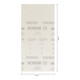 Filet de ponçage Bosch Expert M480 pour ponceuse orbitale, 115 x 230 mm, G 320-4