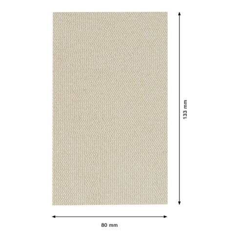 Filet de ponçage Bosch Expert M480 pour ponceuse orbitale, 80 x 133 mm, G 150