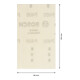 Filet de ponçage Bosch Expert M480 pour ponceuse orbitale, 80 x 133 mm, G 400-4