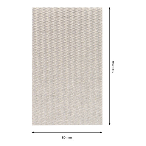 Filet de ponçage Bosch Expert M480 pour ponceuse orbitale, 80 x 133 mm, G 80
