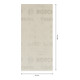 Filet de ponçage Bosch Expert M480 pour ponceuse orbitale, 93 x 186 mm, G 150-4