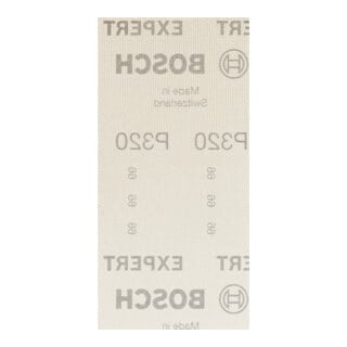 Filet de ponçage Bosch Expert M480 pour ponceuse orbitale, 93 x 186 mm, G 320