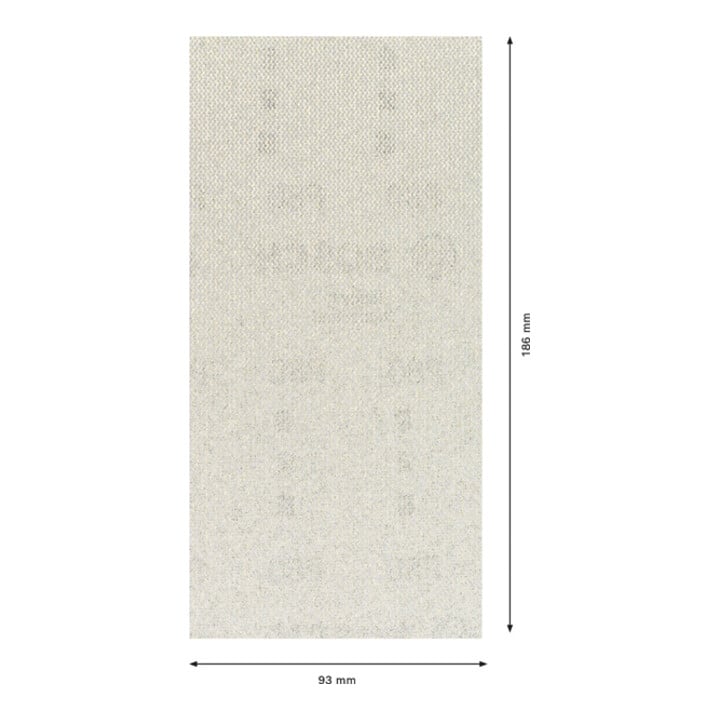 Filet de ponçage Bosch Expert M480 pour ponceuse orbitale, 93 x 186 mm, G 80