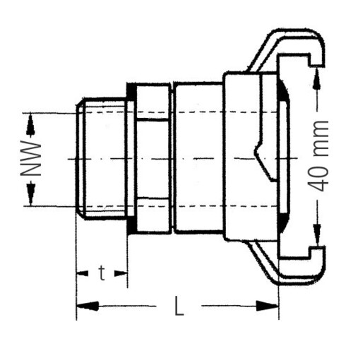 Filet rapporté pivotant GEKA plus 2000 laiton filetage ext. G 3/4 po. SB KARASTO