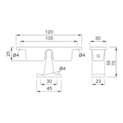 Filière forme B UNC 5/8 po. x 11 HSS 2A BOSS-4