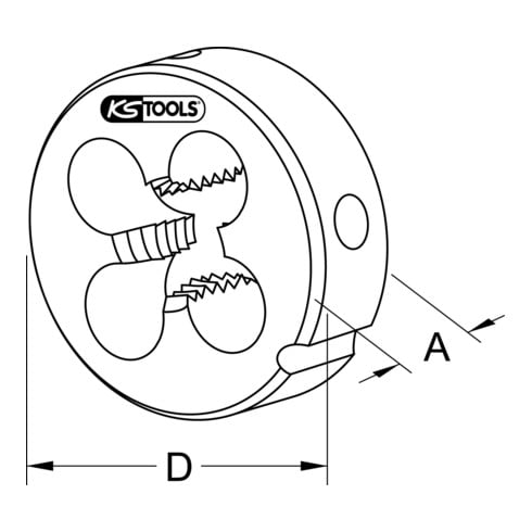 KS Tools Fers à découper HSS MF