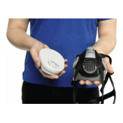 Filtre à baïonnette P3 R Dräger, 1 paire, avec boîtier.-4