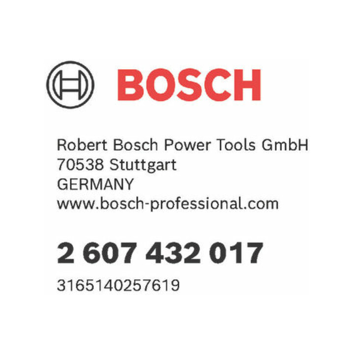 Filtre à plis Bosch en polyester carré 8600 cm², 257 x 69 x 187 mm