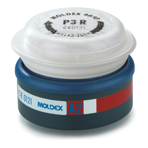 Moldex Filtro combinato A2 P3 R, per Serie 7000 + 9000, EasyLock® gas organici e particelle