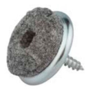 Filzgleiter mit Schraube grau 20mm