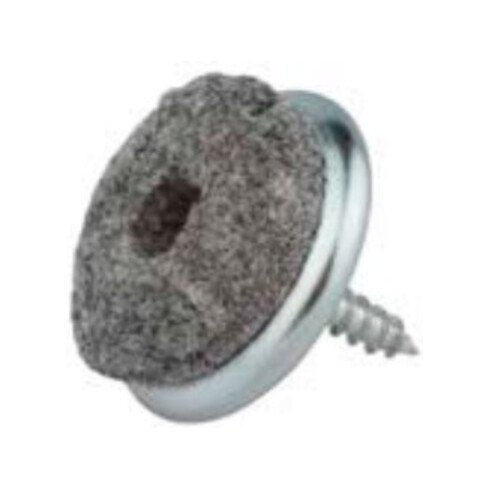 Filzpatins avec vis gris 24 mm