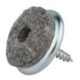 Filzpatins avec vis gris 30 mm-1
