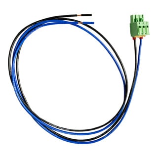 Finder Câble d'alimentation 07P.000.08 800 mm 2 x 1 mm² noir bleu type de prise BF05