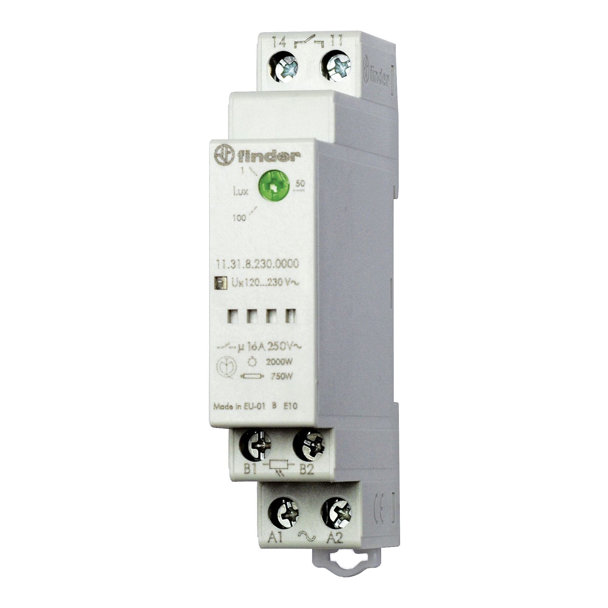 Finder Dämmerungsschalter 1-100Lux 16A 230VAC 11.31.8.230.0000