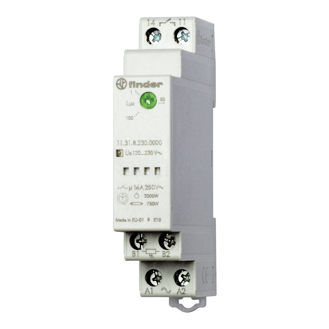 Finder Dämmerungsschalter 1-100Lux 16A 230VAC 11.31.8.230.0000