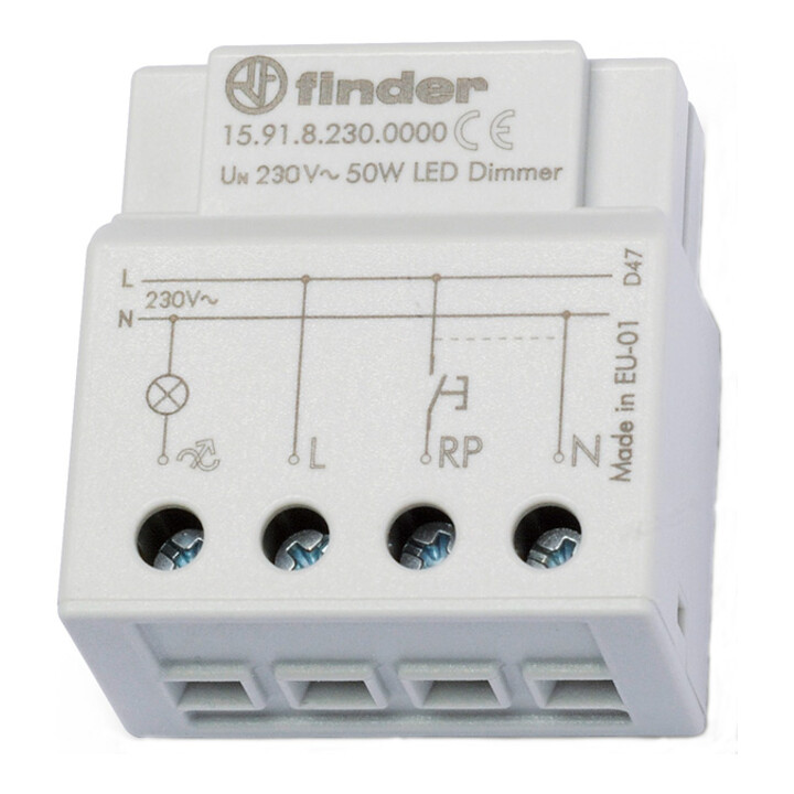 Finder Dimmer elektronisch 230VAC max.50W LED 15.91.8.230.0000