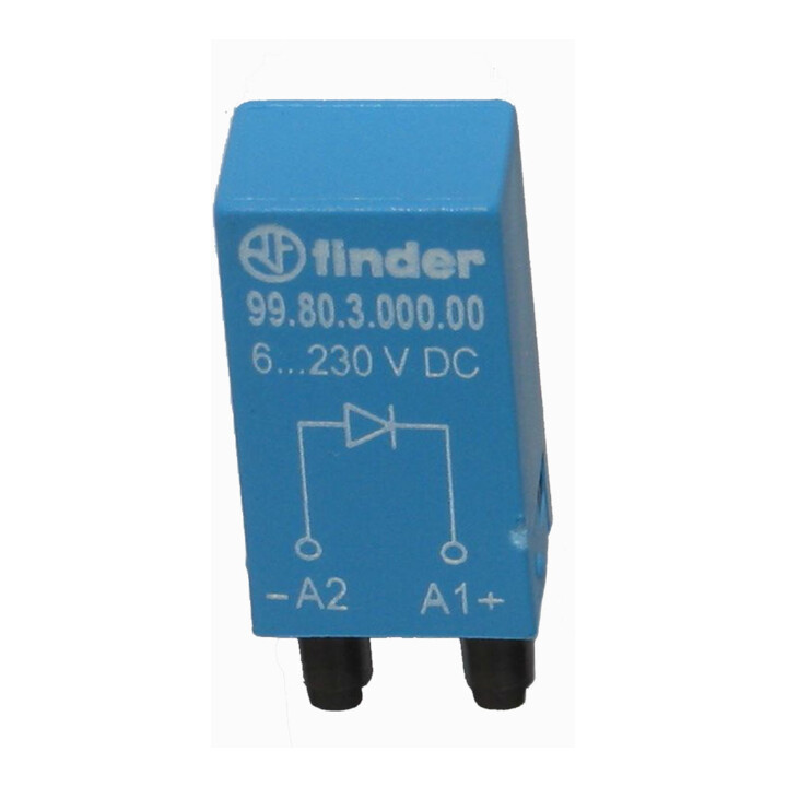 Finder Diode de roue libre 6..220VDC pour Fas. 94.82/83/84 99.80.3.000.00