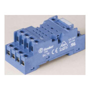 Finder Douille à vis bleue avec fixation à clip 94.74-1