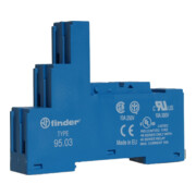 Finder Douille à vis bleue pour rel.40.31,41.31 95.03-4