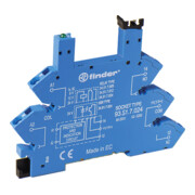 Finder Fassung m.Zugfederklemme 12VDC blau 93.51.7.024-4