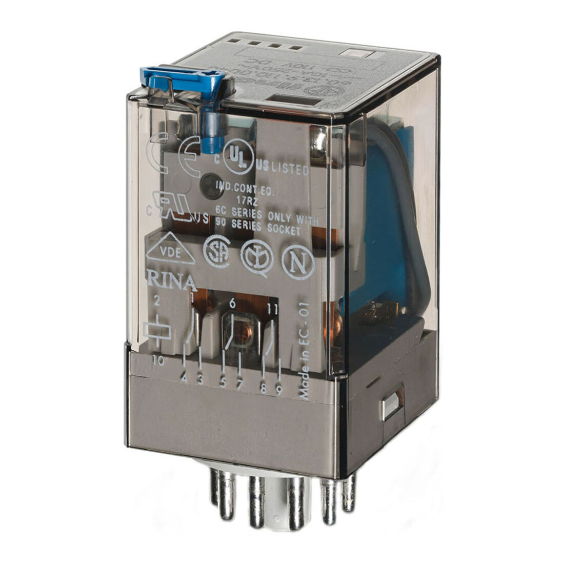 Finder Industrie-Steckrelais 3Wf.Fas. 90.73/112 60.13.9.024.0070