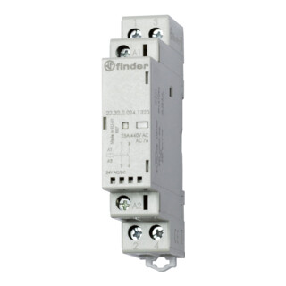 Finder Installationsschütz 24VAC/DC,2S,LED 22.32.0.024.4320