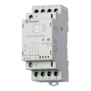 Finder Installationsschütz 24VAC/DC,4S,LED 22.34.0.024.4340-4