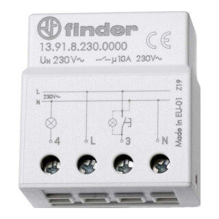 Finder Interrupteur à impulsion 1S 10A 230VAC 13.91.8.230.0000