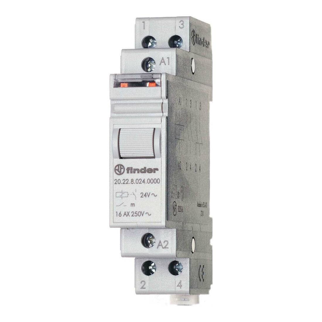 Finder Interrupteur à impulsion pour porte coulissante DIN 2S 230VAC 16A 20.22.8.230.4000