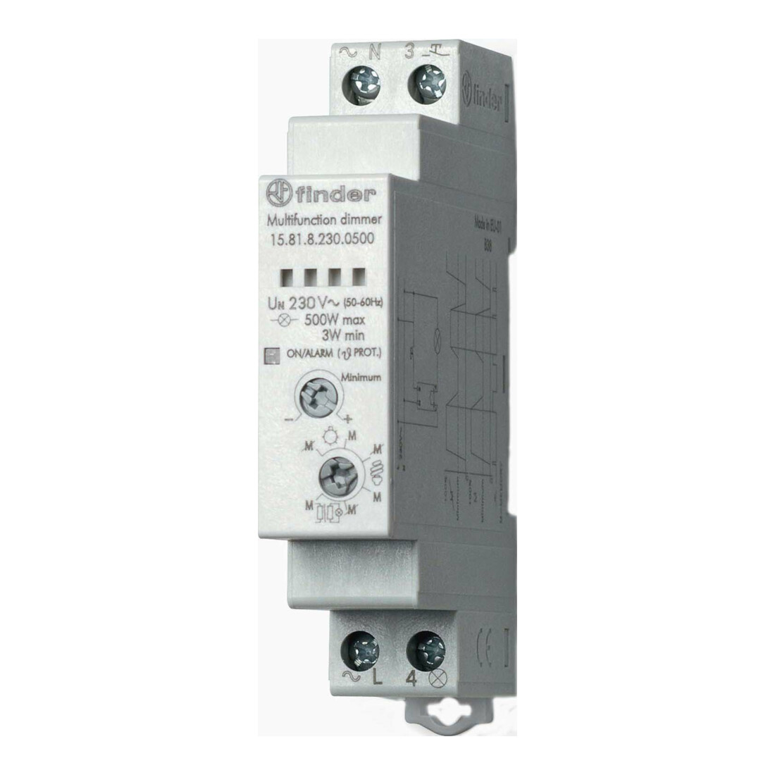 Finder Interrupteur à impulsion/variateur 230VAC 15.81.8.230.0500