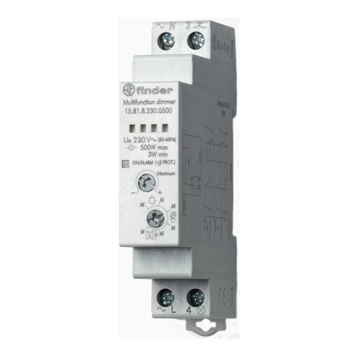 Finder Interrupteur à impulsion/variateur 230VAC 15.81.8.230.0500