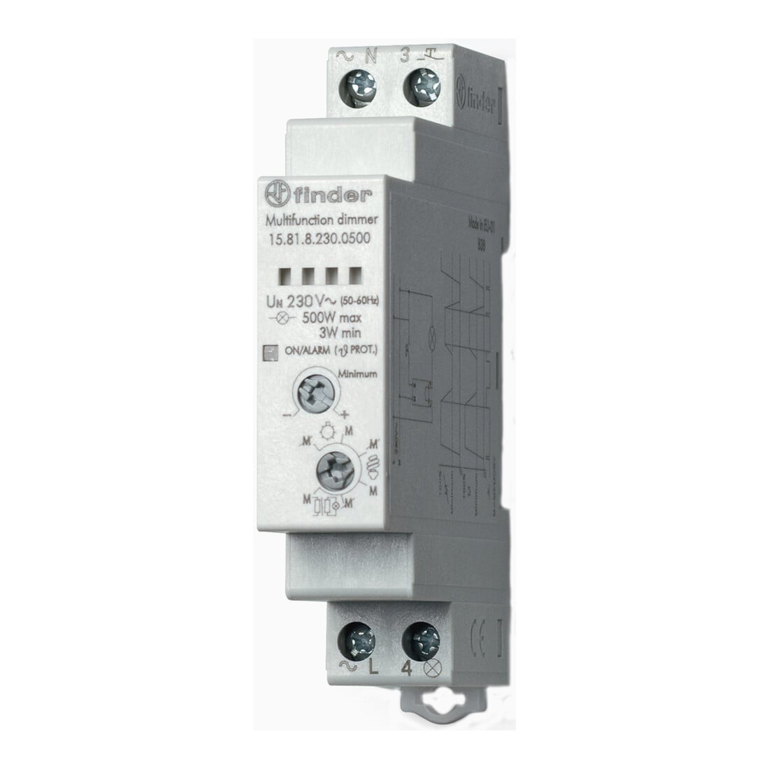 Finder Interrupteur à impulsion/variateur 230VAC 15.81.8.230.0500