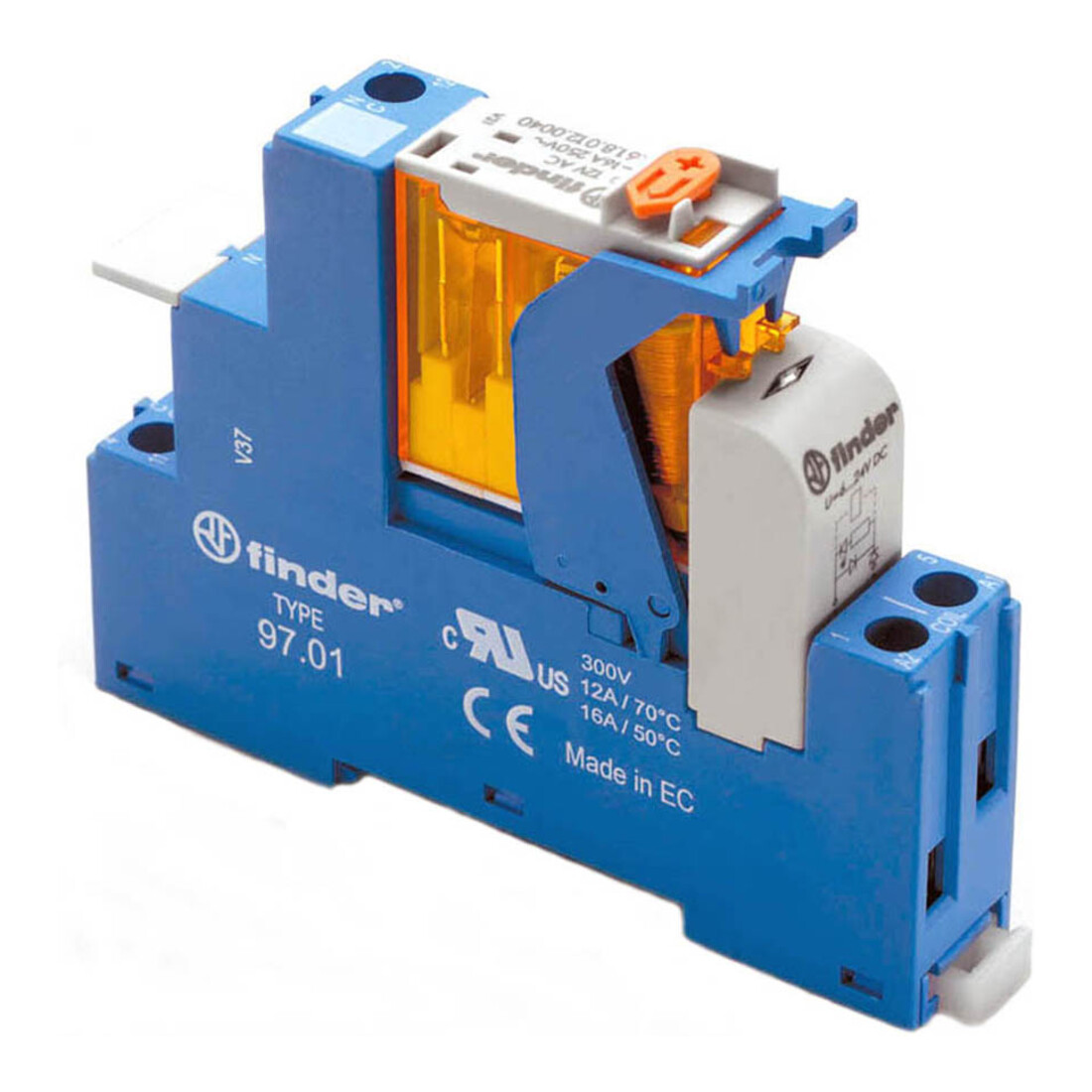 Finder Koppelrelais 1W 16A Spsp.230VAC 4C.01.8.230.0060