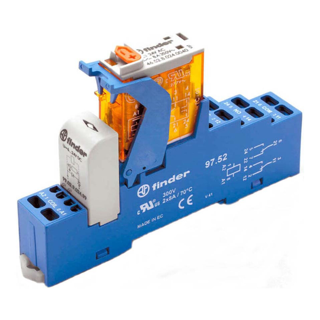 Finder Koppelrelais 230VAC 2 Wechsler 4C.52.8.230.0060