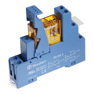 Finder Koppelrelais 230VAC 2W 8A m.Fas.+LED+Vari. 49.52.8.230.0060