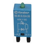 Finder LED gn + Diode 6.. 24VDC f.Fas. 94.82/83/84 99.80.9.024.99-4